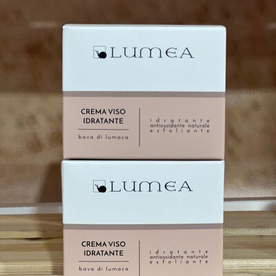 Crema viso idratante bava di lumaca Lumea cosmetici