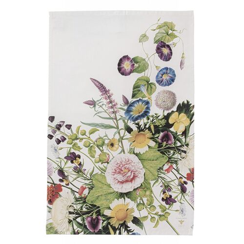 Organic tea towel - Flower Garden JL