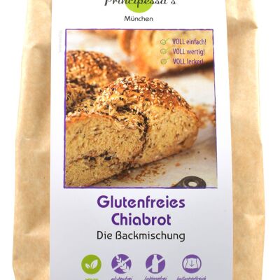 Backmischung - Glutenfreies Chia-Brot