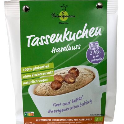 Principessa´s glutenfreier Bio-Tassenkuchen "Haselnuss"