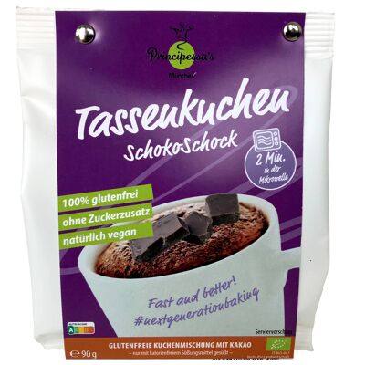 Principessa´s glutenfreier Bio-Tassenkuchen "SchokoSchock"