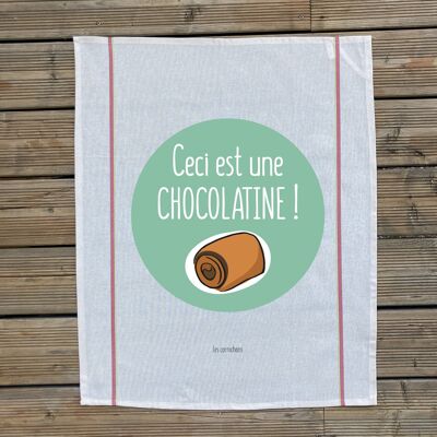 Tea towel this is a chocolatine - Tea towel Made in France