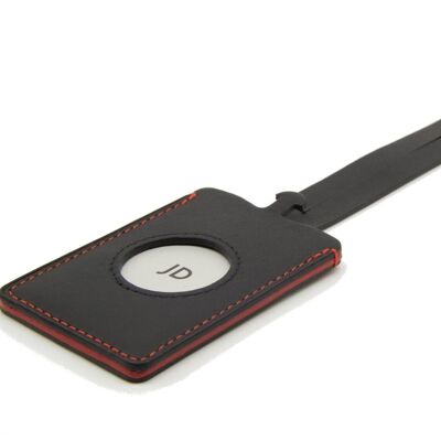 Luggage Tag - Black and Red