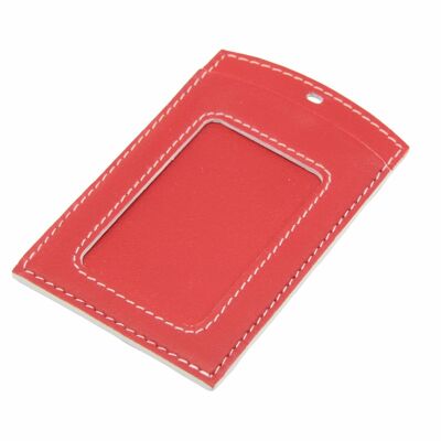 Porta badge sesamo - rosso e bianco