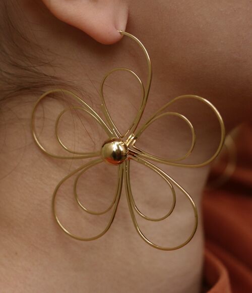 Boucles d'oreilles FLEUR MON AMIE L