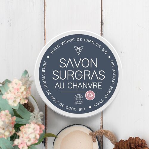 SAVON SURGRAS AU CHANVRE BIOLOGIQUE 100 g