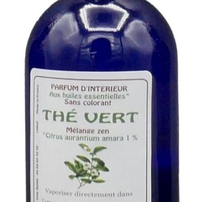 Parfum d'intérieur Vaporisateur 100 ml aux huiles essentielles THE VERT