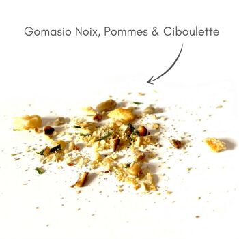 Gomasio Noix, Pommes et Ciboulette 2