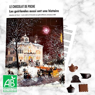 Bio-zertifizierter poetischer Adventskalender – Girlanden haben auch eine Geschichte