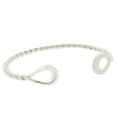 Bracciale Bawsey Torc in argento sterling con scatola di presentazione