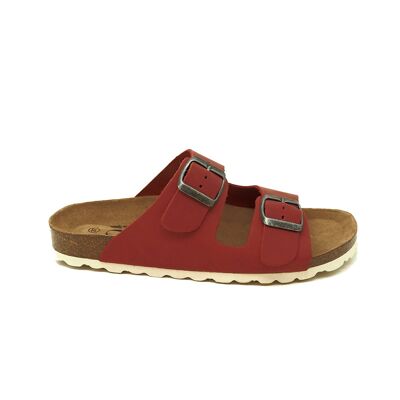 Bio Jakelin sandal in red leather