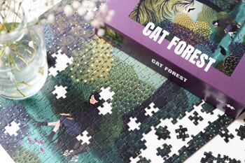 Puzzle Chat Forêt, 500 pièces 2