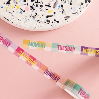 Washi Tape Jours de la Semaine 3