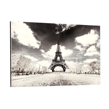 Paris Winter White - Tour Eiffel - Tableau Plexiglas 1