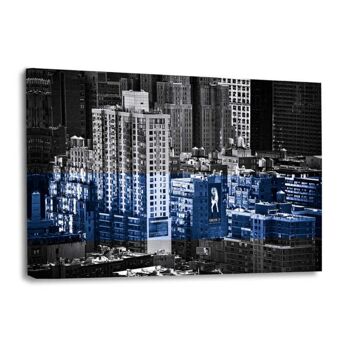 New York City - Blue Line - image en plexiglas 3