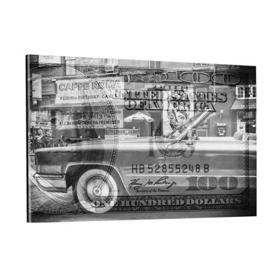 Manhattan Dollars - Cadillac - Plexiglasbild