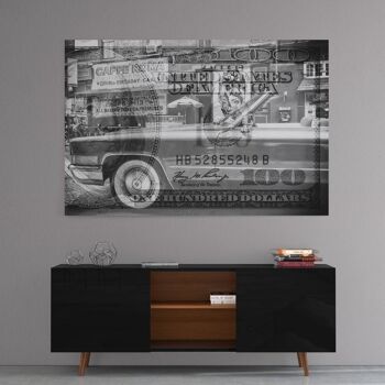 Dollars de Manhattan - Cadillac - image en plexiglas 4