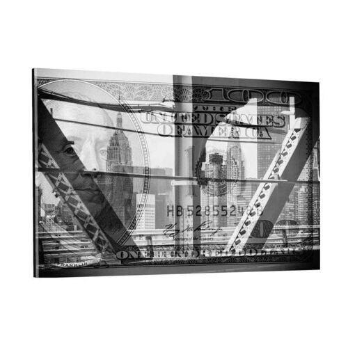 Manhattan Dollars - Between the Steel - Plexiglasbild