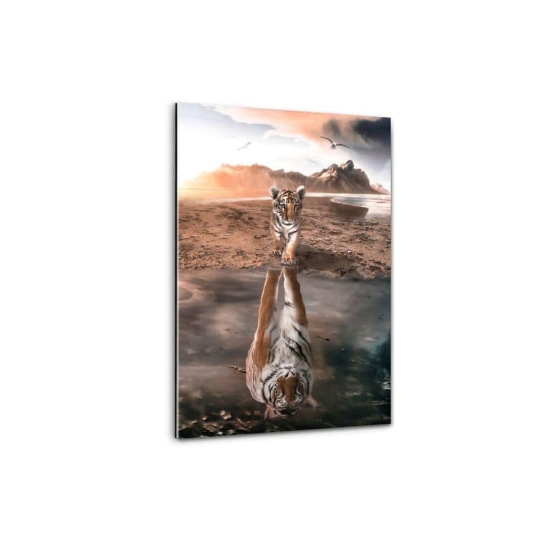 Reflejo de tigre - Imagen de plexiglás