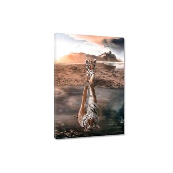 Tigre Reflet - Image en plexiglas 4