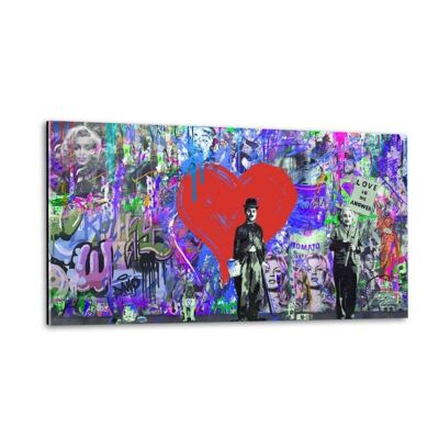 GRAFFITI LOVE - plexiglass picture