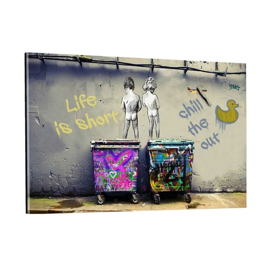 LA VITA È BREVE - immagine in plexiglass