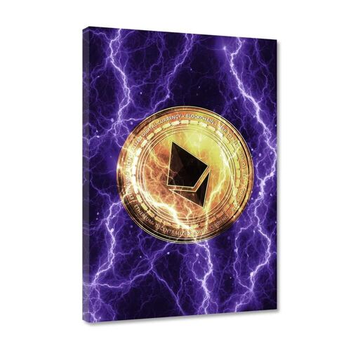 Electrified Ethereum - purple - Plexiglasbild
