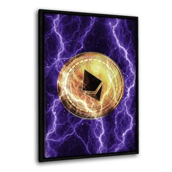 Ethereum électrifié - violet - image plexiglas 4
