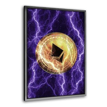 Ethereum électrifié - violet - image plexiglas 5