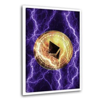 Ethereum électrifié - violet - image plexiglas 6