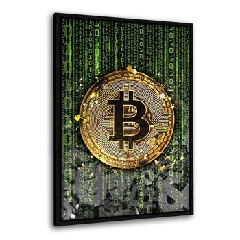 Bitcoin binaire - image en plexiglas 4