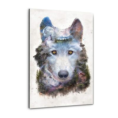 Surreal Wolf - Plexiglasbild