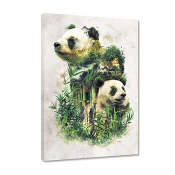 Pandas surréalistes - image en plexiglas 5