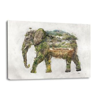 Elephant World - image en plexiglas 3