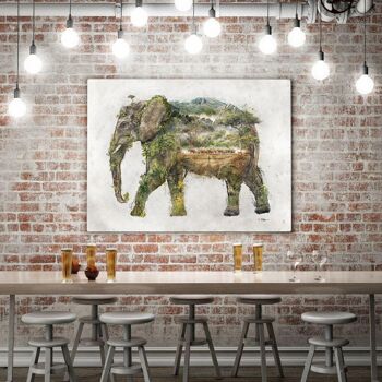 Elephant World - image en plexiglas 8