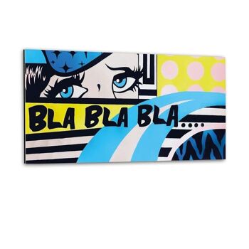 BLA BLA BLA - image en plexiglas 5