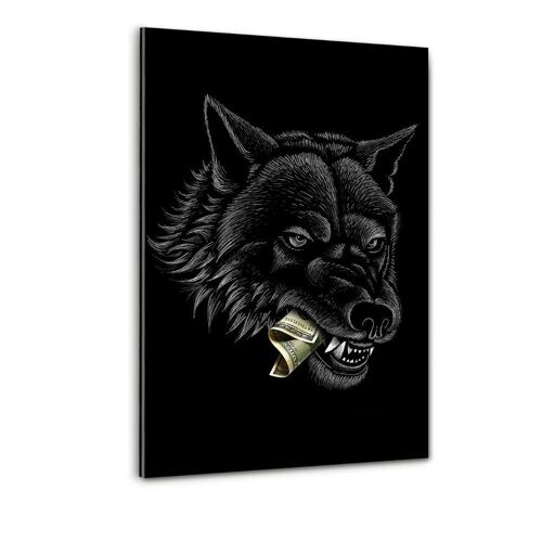 Money Wolf - Plexiglasbild