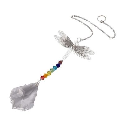 7 Chakra Suncatcher, Dragonfly