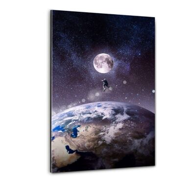 Fly to the Moon - plexiglass image