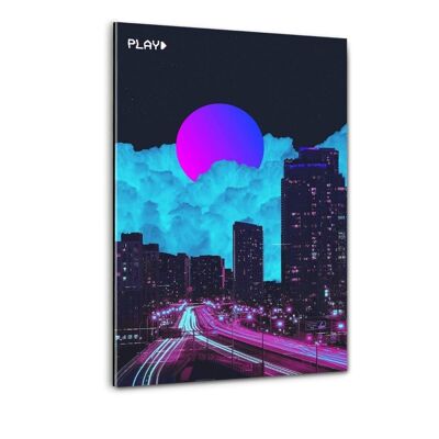 VHS City - Plexiglasbild