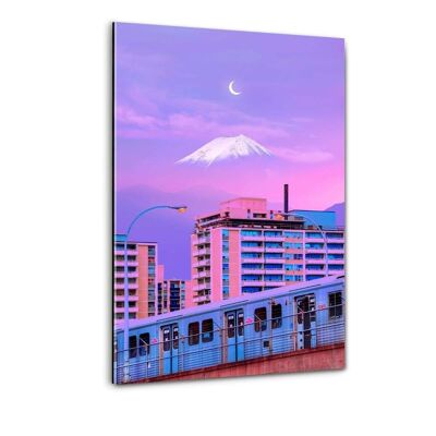 Pastel City - imagen de plexiglás