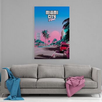 Miami Vibes - image en plexiglas 3