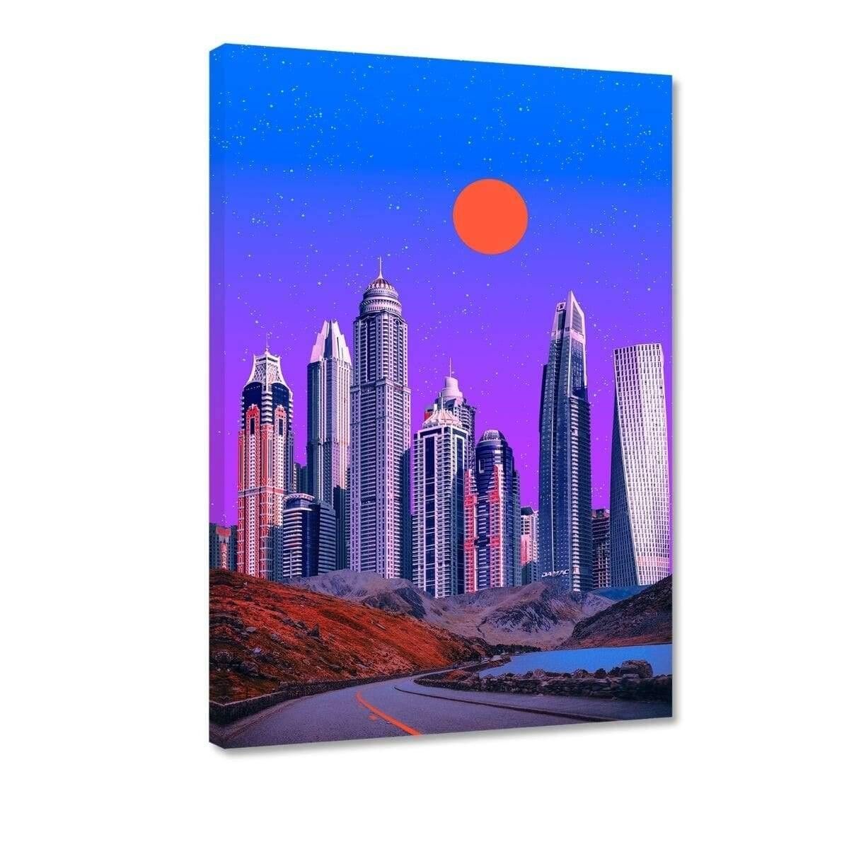 Paraíso nocturno 2 - imagen de plexiglás