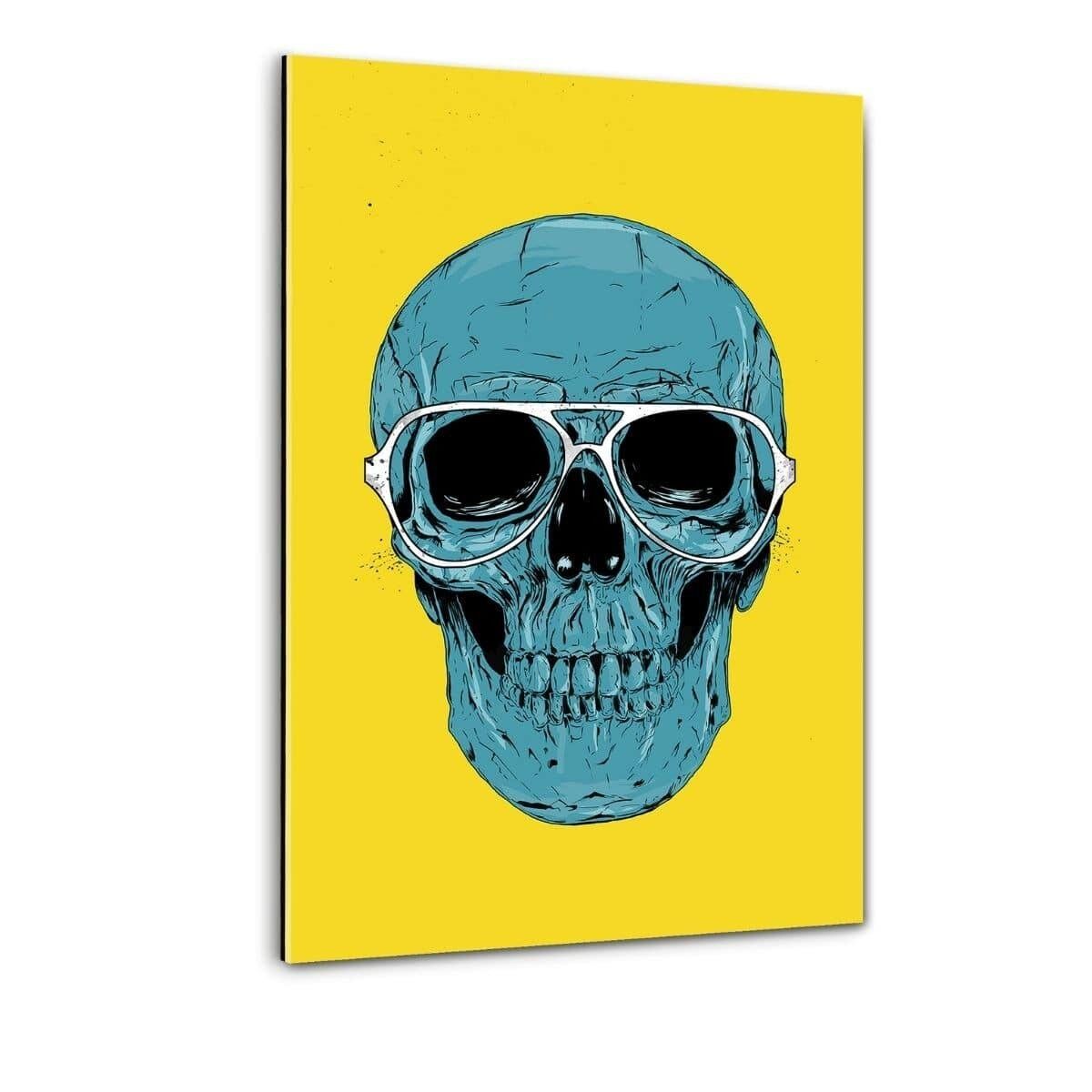 Blue Skull - imagen de plexiglás