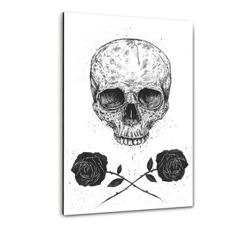 Skull N Roses - image en plexiglas 1