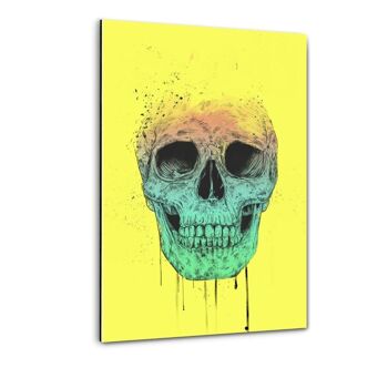 Crâne Pop Art - tableau plexiglas 1