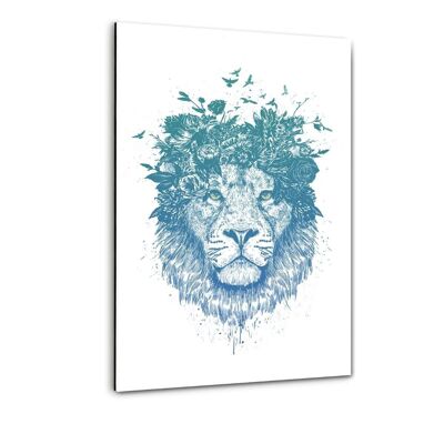 Lion floral #1 - impression plexiglas