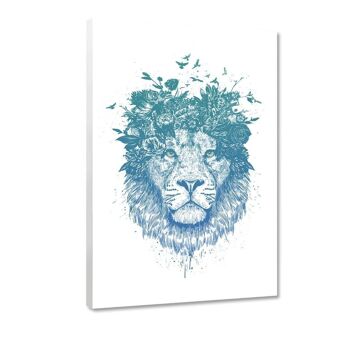 Lion floral #1 - impression plexiglas 4