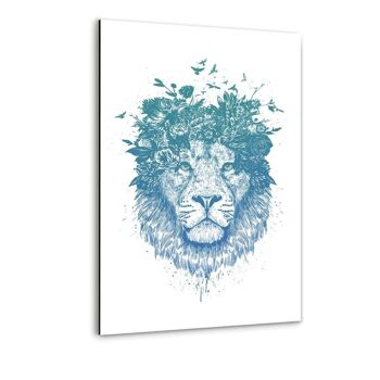 Lion floral #1 - impression plexiglas 5