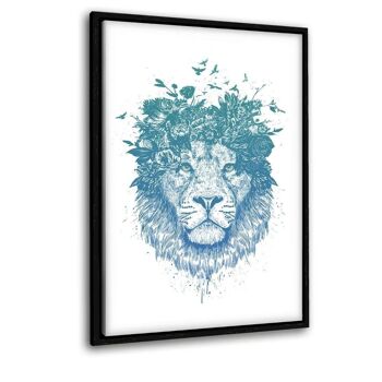 Lion floral #1 - impression plexiglas 6